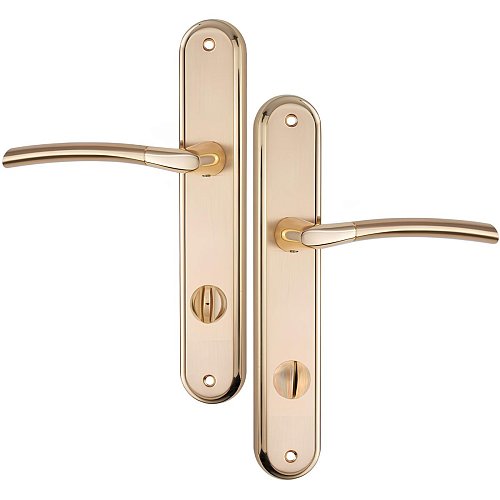 Ручки на планке SIBA Lucca 72 матовое темное золото/темное золото - Фото №1