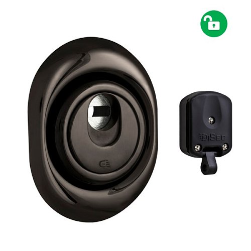 Протектор магнітний DISEC 3G2FM 25мм чорний хром - Фото №1