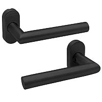 Ручки на розеті ABARO Lido MM чорний