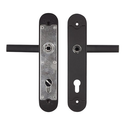 Ручки на планці SIBA HSS Guardian 85 матовий чорний (без пружини) - Фото №3