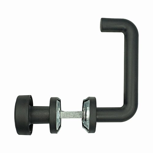 Ручки протипожежні на планці MARVON SP6 натискна-фіксована 72 мм чорний матовий - Фото №9