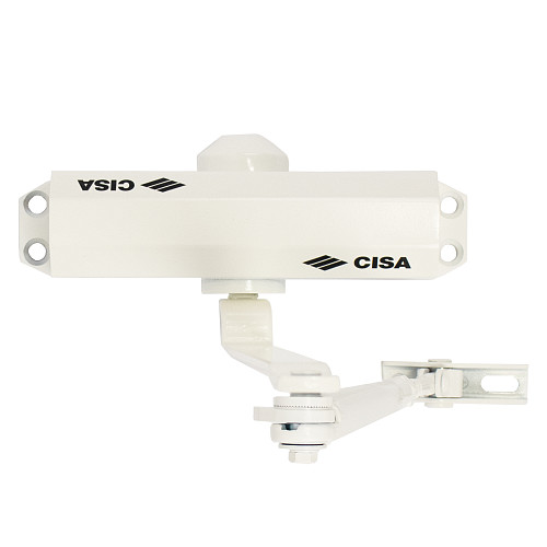 Дотягувач CISA 60461.03.0.45 STD HO з фіксацією до 80 кг білий - Фото №2