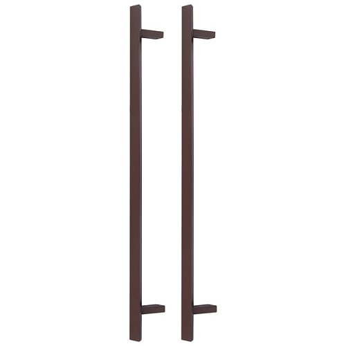 Ручки скоби ABARO Sydney 45° L:1200 X:1000 W:40*20mm SS 304 коричневий RAL 8017 (комплект) - Фото №2