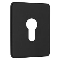 Накладка на серцевину AZZI FAUSTO MY/TEKNO/NO прямокутна чорний матовий