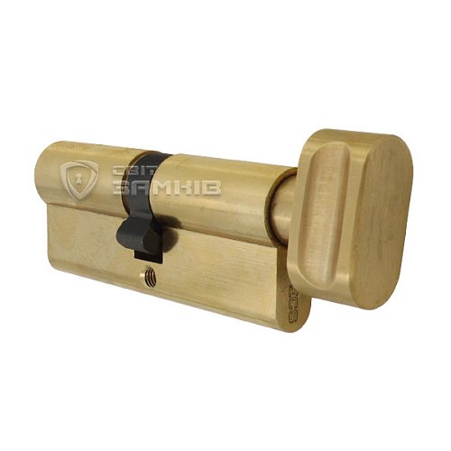 Циліндр APECS EM 80T (35*45T) латунь матова  - Фото №3