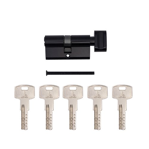 Циліндр KEDR Zink 70T (30*40T) ZCBM чорний матовий - Фото №6