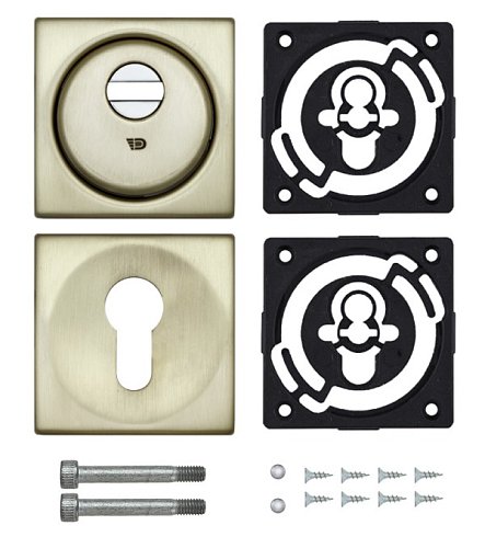 Протектор DISEC SFERIC KUBO BD16 25мм латунь матовая - Фото №4