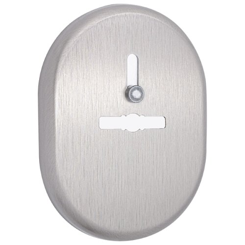 Накладка сувальдна AZZI FAUSTO MDM/KSV/CV зі шторкою овальна стандарт нікель матовий - Фото №2