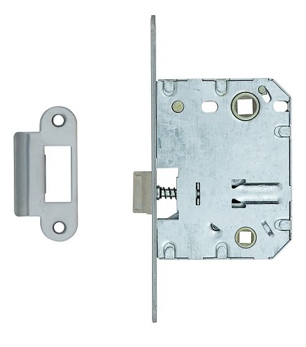 Механізм замка TESA 134U WC (BS50*70мм) матовий хром - Фото №4