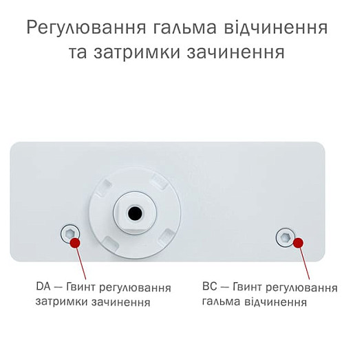 Дотягувач RYOBI DS-3550P BC/DA PRL HO з фіксацією до 100кг Білий - Фото №6