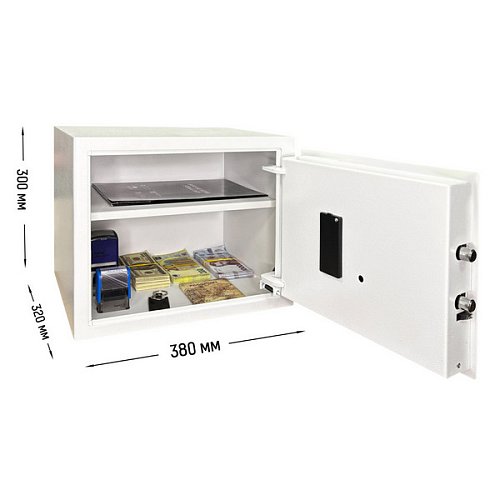 Сейф меблевий GRIFFON S.30.FP WHITE GLOSS - Фото №11