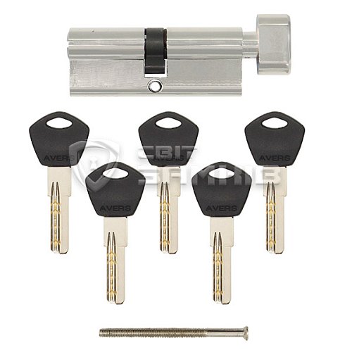 Циліндр AVERS DM 90T (60*30T) хром полірований - Фото №4