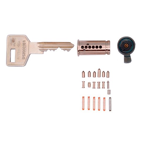 Циліндр CISA C3000 100 (50*50) нікель матовий 3 ключі - Фото №7