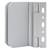 Петля WALA WTB 8010441X для стеклянных дверей широкая серебряный