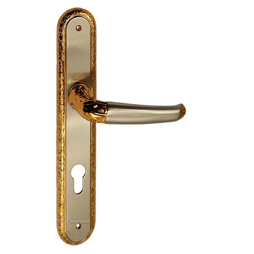 Ручки на планці OZCANLAR Yakut Yale 72 сатин/золото - Фото №2