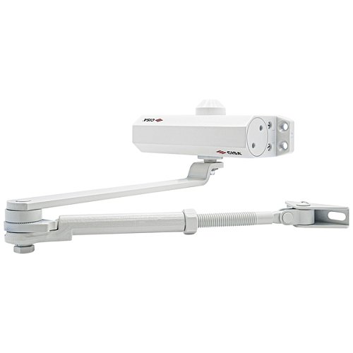 Дотягувач CISA 60471.03.0.45 STD HO з фіксацією до 80 кг білий - Фото №1