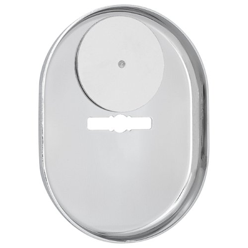 Накладка сувальдна AZZI FAUSTO MDM/CL/CV зі шторкою овальна стандарт хром полірований - Фото №3