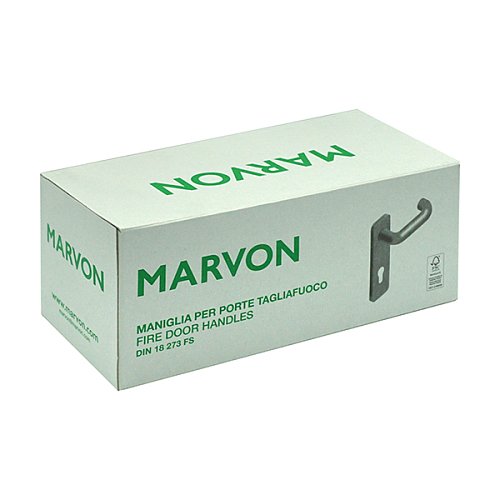 Ручка на планке для врезной антипаники MARVON SP32 фиксированная черная глухая матовая - Фото №6