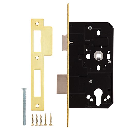 Механізм замка SANTOS 772 (BS60*72мм) матова латунь - Фото №6
