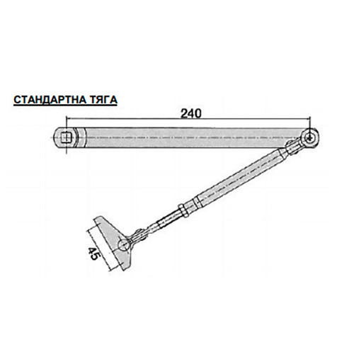 Дотягувач RYOBI 9903 STD до 60кг Чорний - Фото №12