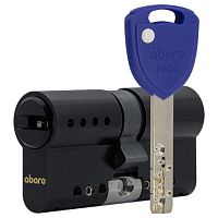 Циліндр ABARO P600 (модульний) 62 (31*31) Bk чорний 5 ключів