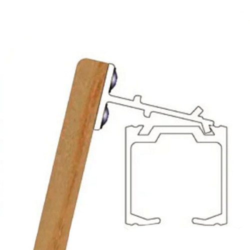 Комплект кріплення для дерев'яної маскувальної планки Valcomp Herkules 3 штуки для полотна 25-45 мм - Фото №2