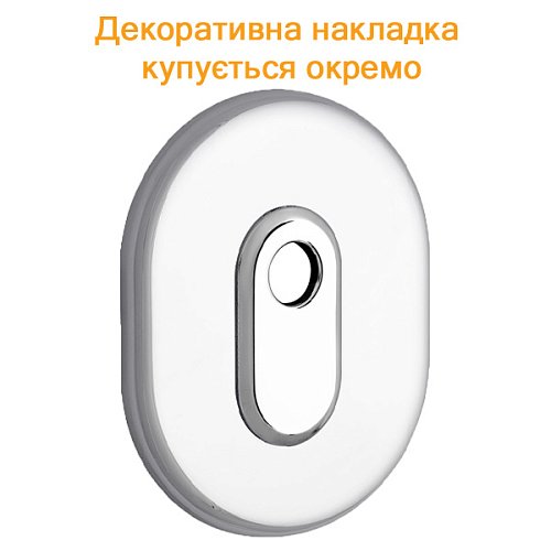 Щиток DISEC A2427 овальний хром полірований - Фото №6