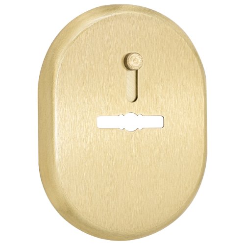 Накладка сувальдна AZZI FAUSTO MDM/OS/CV зі шторкою овальна стандарт латунь матова - Фото №1