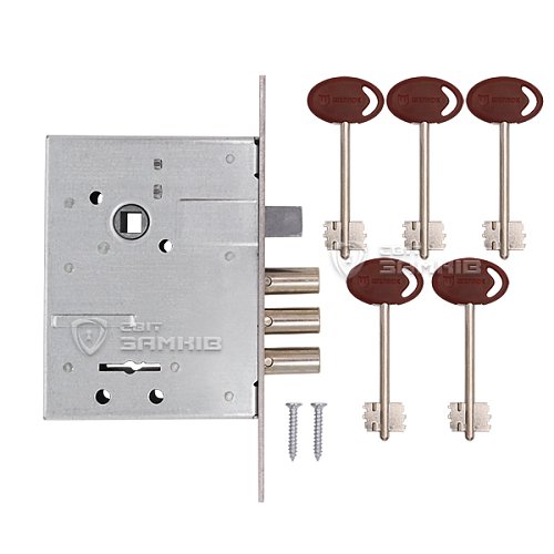 Механизм замка SHERLOCK 04.47 (BS51*55мм) 5 ключей - Фото №4