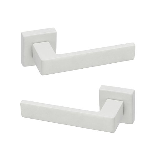 Ручки на розеті SICMA Shelby Blanco Opaco білий матовий - Фото №1