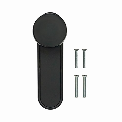 Ручка на планке для врезной антипаники CISA 07076.23 фиксированная черная глухая - Фото №5