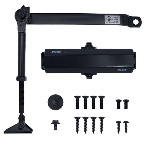 Дотягувач CISA 60471.03.0.44 STD HO з фіксацією до 80 кг чорний - Фото №5