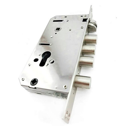 Механізм замка PES 66068 Automatic (BS60*68мм) нержавіюча сталь - Фото №3