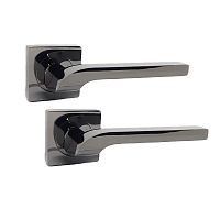 Ручки на розеті KEDR R06.120-AL black nickel чорний нікель