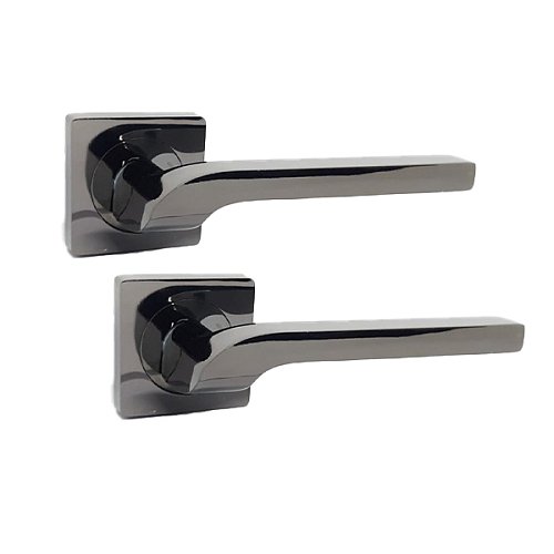 Ручки на розетте KEDR R06.120-AL black nickel черный никель - Фото №1