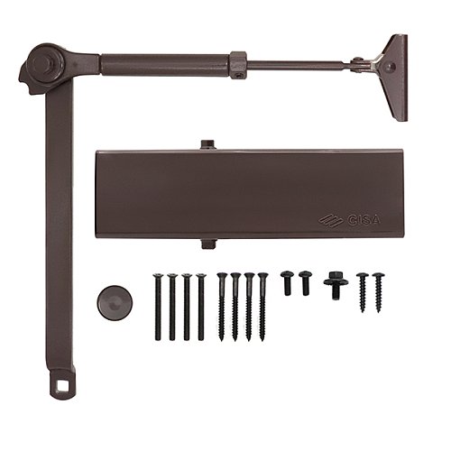 Дотягувач CISA C1511.03.0.88 Professional Plus2 STD HO з фіксацією до 80 кг коричневий - Фото №6