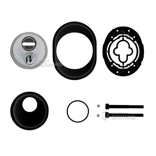 Протектор AZZI FAUSTO Antitubo SB 25 мм ME50/NO овальний стандарт чорний матовий - Фото №4