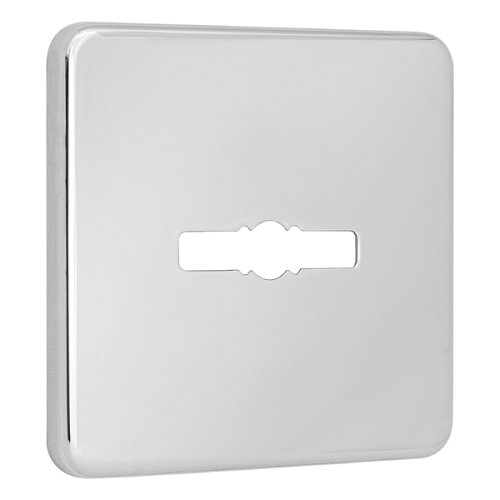 Накладка сувальдна AZZI FAUSTO MDM/QSLIM/CL квадратна хром полірований - Фото №1