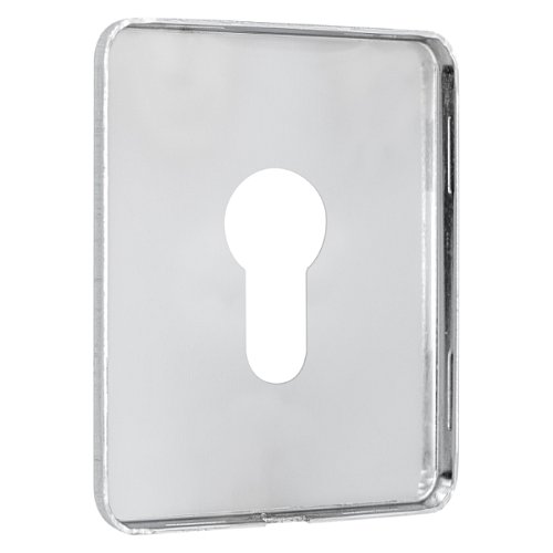 Накладка на серцевину AZZI FAUSTO MY/TEKNO/CL прямокутна хром полірований - Фото №2