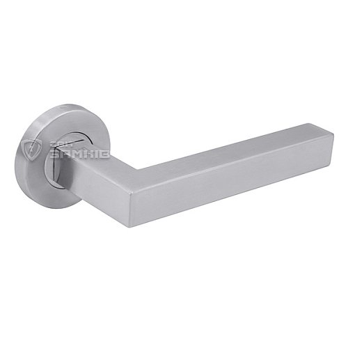 Ручки на розетте SHERLOCK SH 1033 нержавеющая сталь матовая - Фото №2