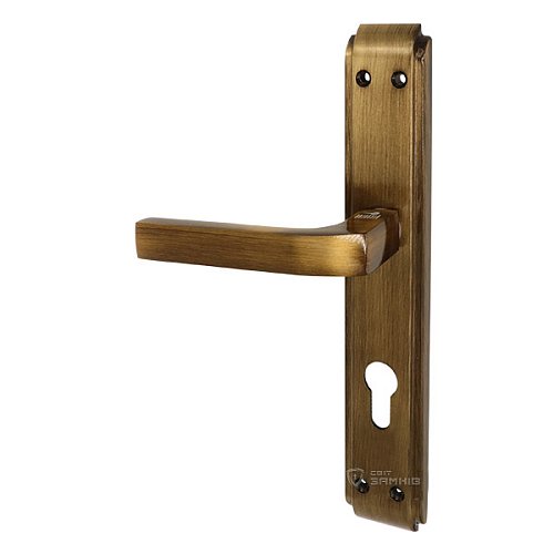 Ручки на планке OZCANLAR Hazal Yale 72 матовая бронза - Фото №3