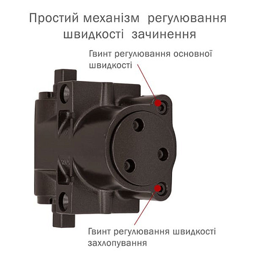 Дотягувач RYOBI DS-4550 BC/DA STD HO з фіксацією до 200кг Коричневий - Фото №8