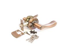 Ручка защелка APECS 891-01 (BS60/70мм) AC античная медь