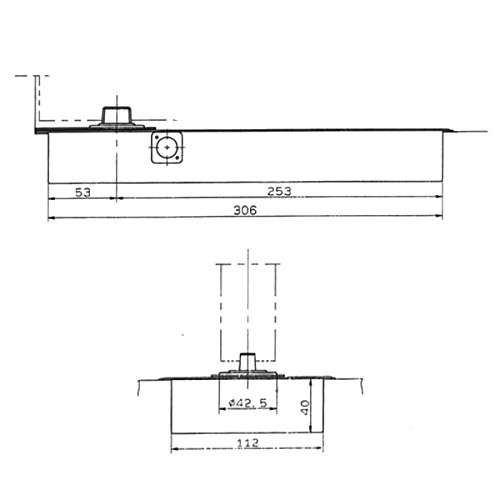 Доводчик напольный RYOBI S-500V HO с фиксацией до 120 кг  - Фото №7