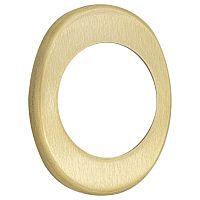 Накладка на протектор AZZI FAUSTO ME50/85X70/OS овальная широкая матовая латунь
