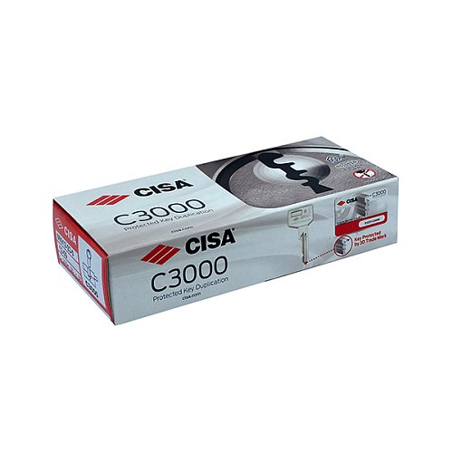 Циліндр CISA C3000 60T (30*30T) нікель матовий 3 ключі - Фото №12