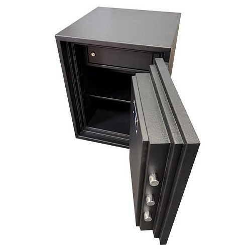 Сейф вогнестійкий GRIFFON FRS.57.E BLACK - Фото №4