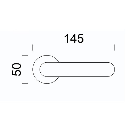 Ручки на розеті DND by MARTINELLI Spot SO12-ZNE чорний - Фото №7