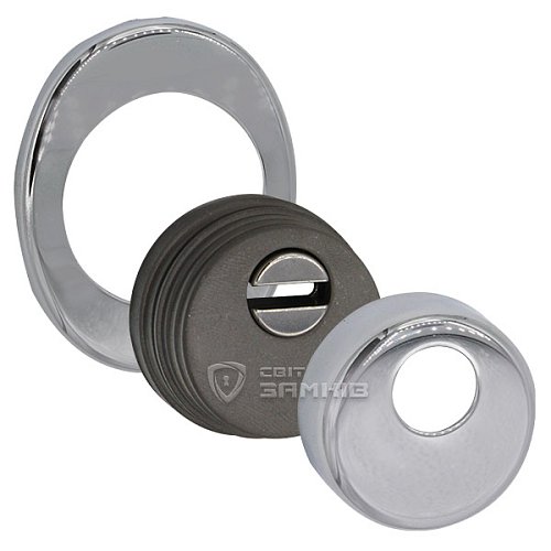 Протектор AZZI FAUSTO F23 Antitubo Widia 33 мм 85х70 хром - Фото №2