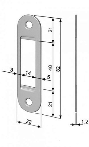 Зворотня планка AGB Polaris EASY-FIX хром - Фото №3